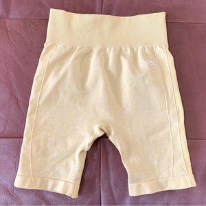 AYBL Yellow Yoga Shorts